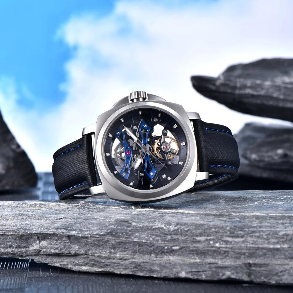 PAGANI DESIGN ساعة رياضية ميكانيكية أوتوماتيكية لل...