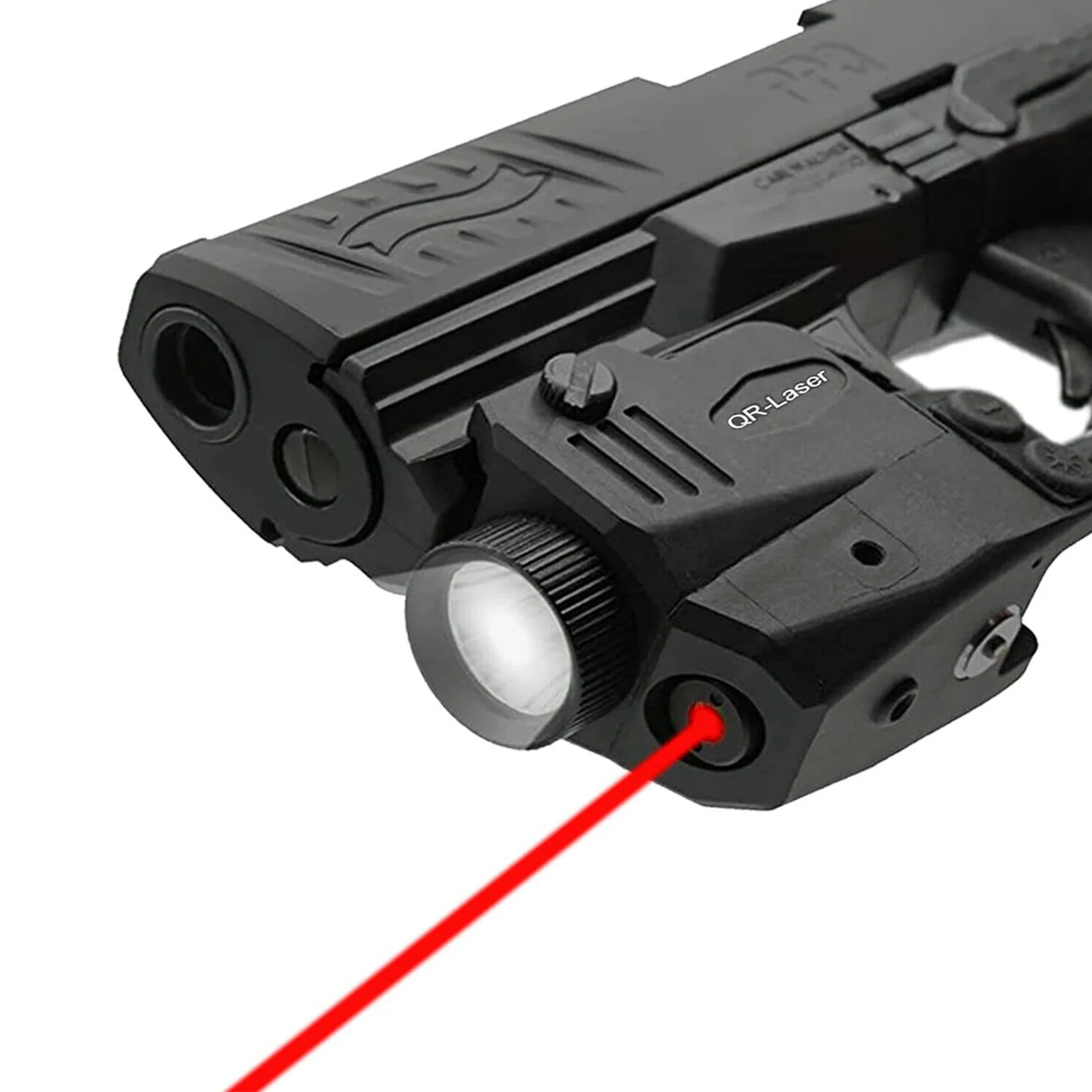 Red Dot Laser Gun LED Light Combo, lanterna tática, recarregável com