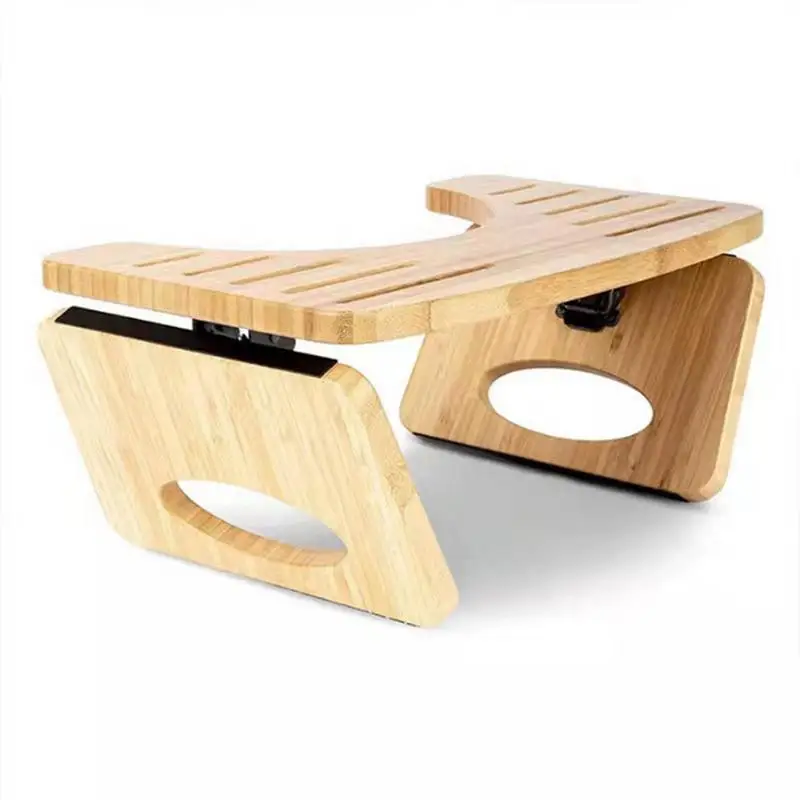 Складной стул для унитаза, бамбуковый стул для ног, портативный стул для ванной, инструменты, высококачественный складной стул для туалета цена и фото