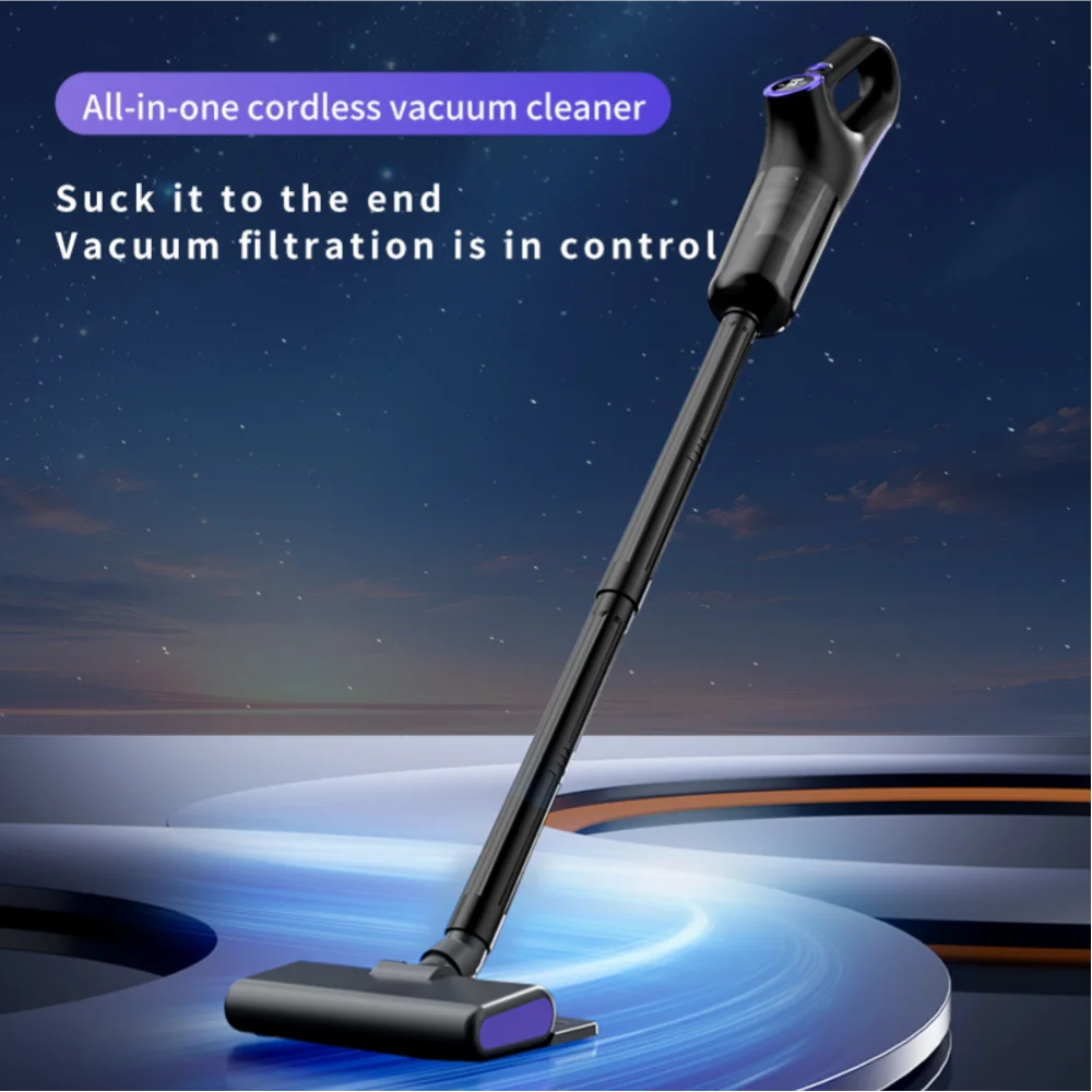 Portable Cordless Vacuum Cleaner 120W 15000PA Strong Suction USB Charging Handheld Vacuum for Household Use 1
