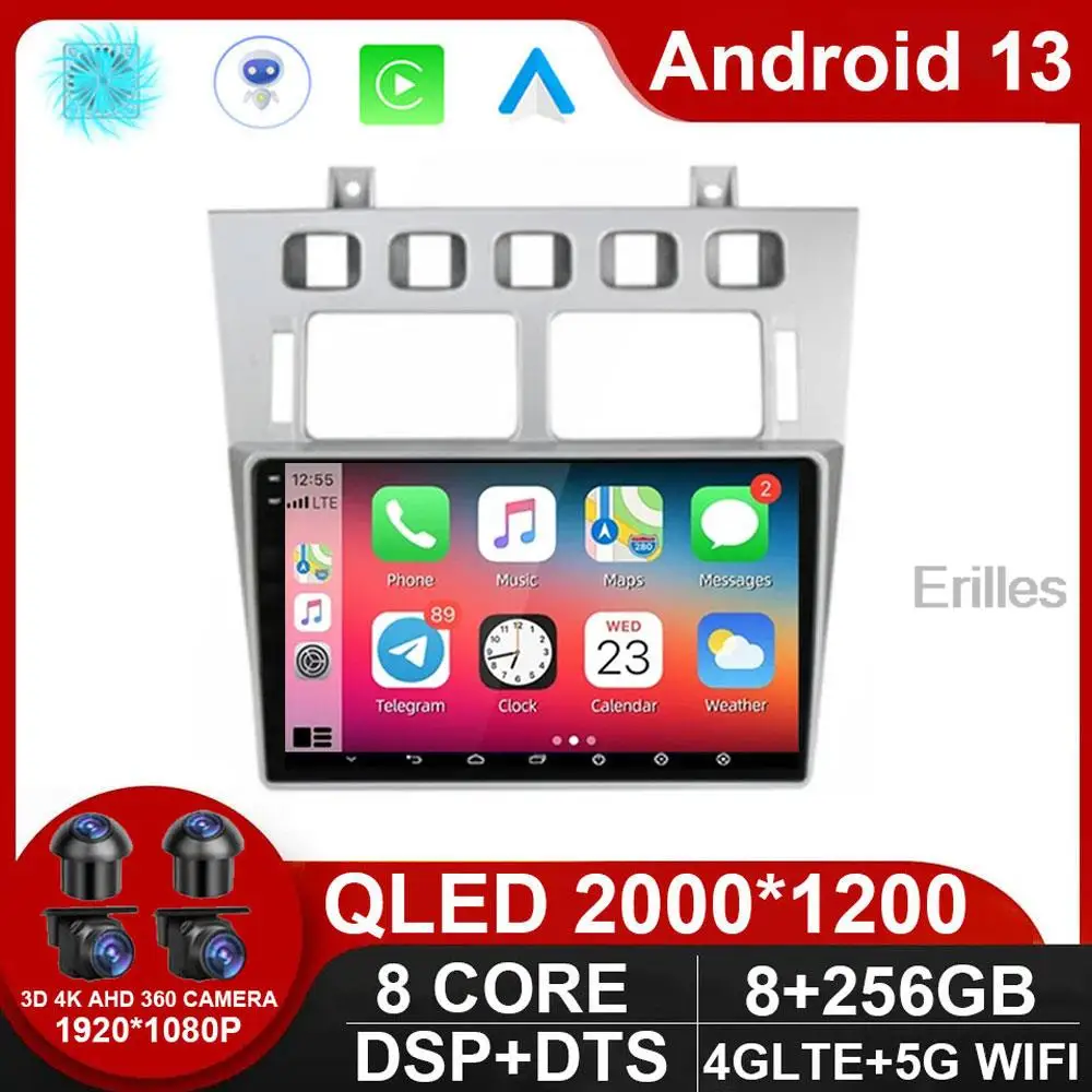 Android 13 для Chery Fora A5 A21 2006 - 2010 Cowin 3 A21 2010 2011 для Vortex Estina 2008 - 2012 Автомагнитола мультимедийный плеер GPS