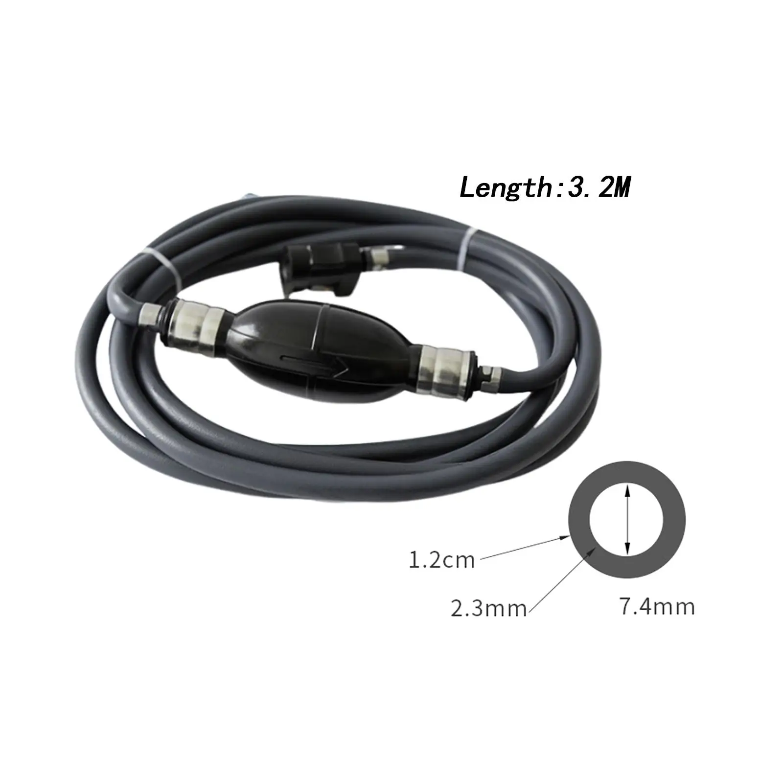 Fuel Line Assembly Generic ,Universal Fuel Connector ,Portable ,Replace Parts Boat Fuel Line for Motor Tractors RV, Caravans