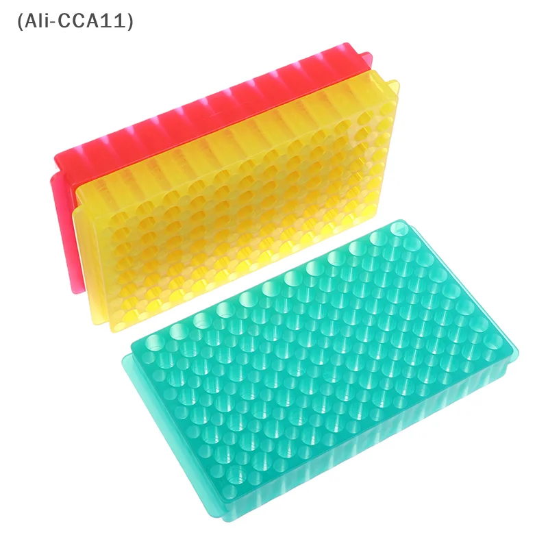 96-well Double-sided Coloured Miniature Centrifuge Tube Rack Laboratory 0.5ml/1.5ml/2ml EP Tube Holders