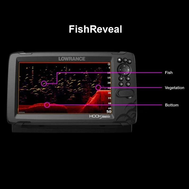 Lowrance HOOK Reveal 7" Fish Finder 4
