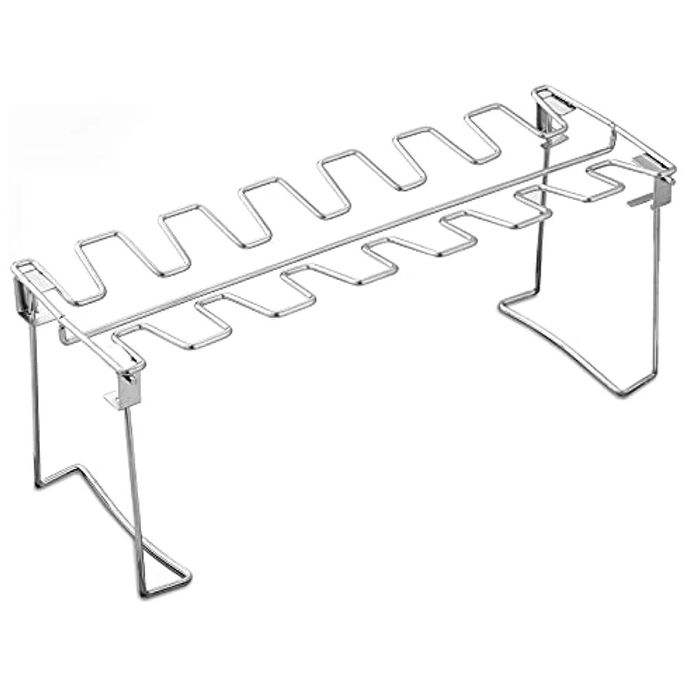 

14 Slots Chicken Leg Rack Holder Roast Beef Grill For Grill Smoker Oven Stainless Steel Barbecue Drumstick Oven Roaster Stand