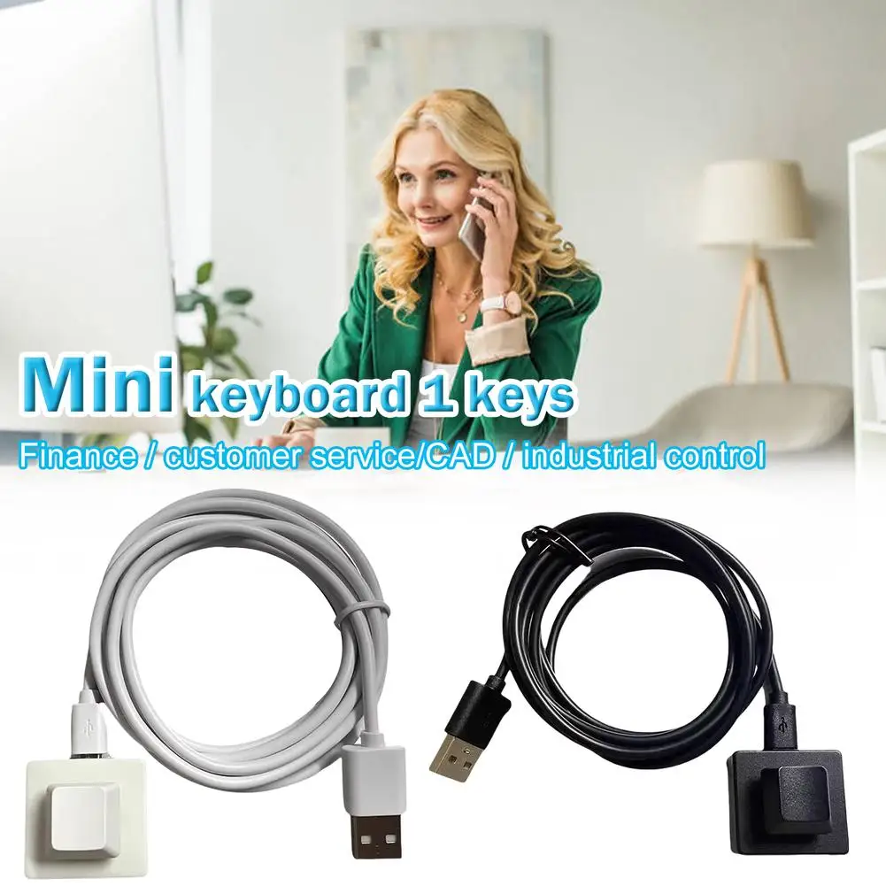 USB Programmable Macro Mini Keypad with Red Switch for Enhanced Shortcut Functionality