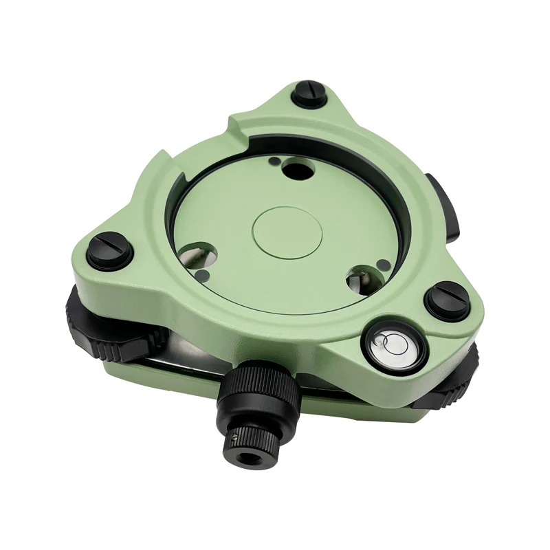 

High quality Green With Optical Plummet Three-Jaw Tribrach For Total Station Survey Prism Set 5/8”