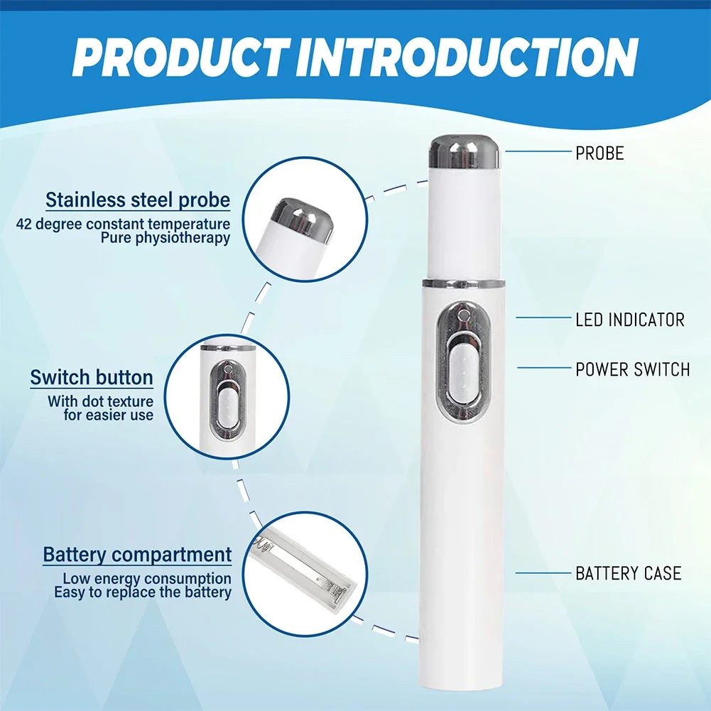 Nail Fungus Treatment Pen Anti-fungal Repair Pen Blue Light Laser Paronychia Nail Onychomycosis Painless Removal Care Tool