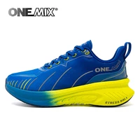 ONEMIX blanc chaussures de course sur route pour hommes coussin d'air chaussures de Sport en plein Air hommes formateurs été chaussures de Jogging chaussures pour femmes 3