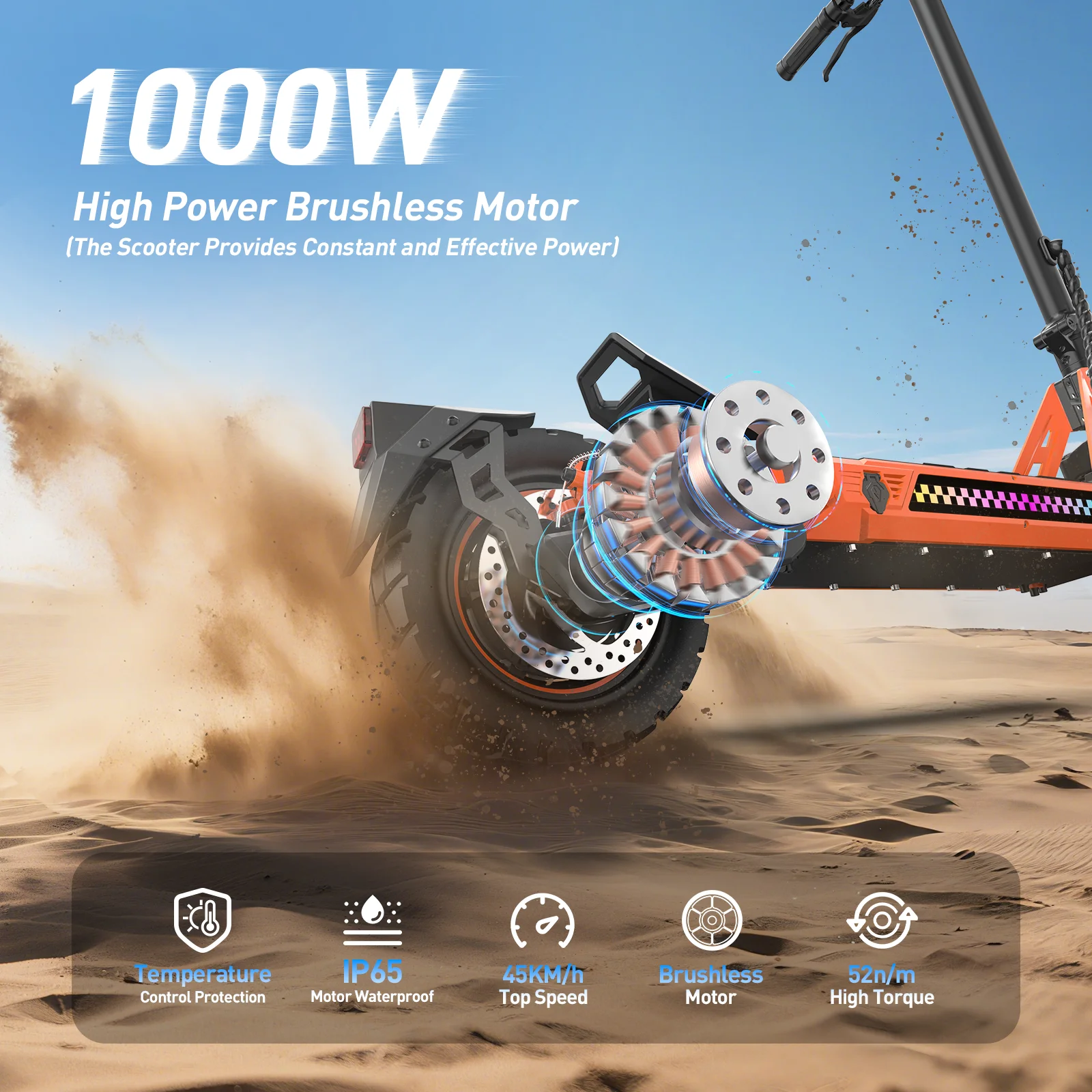 Interface du mode de vitesse affichée à l’écran