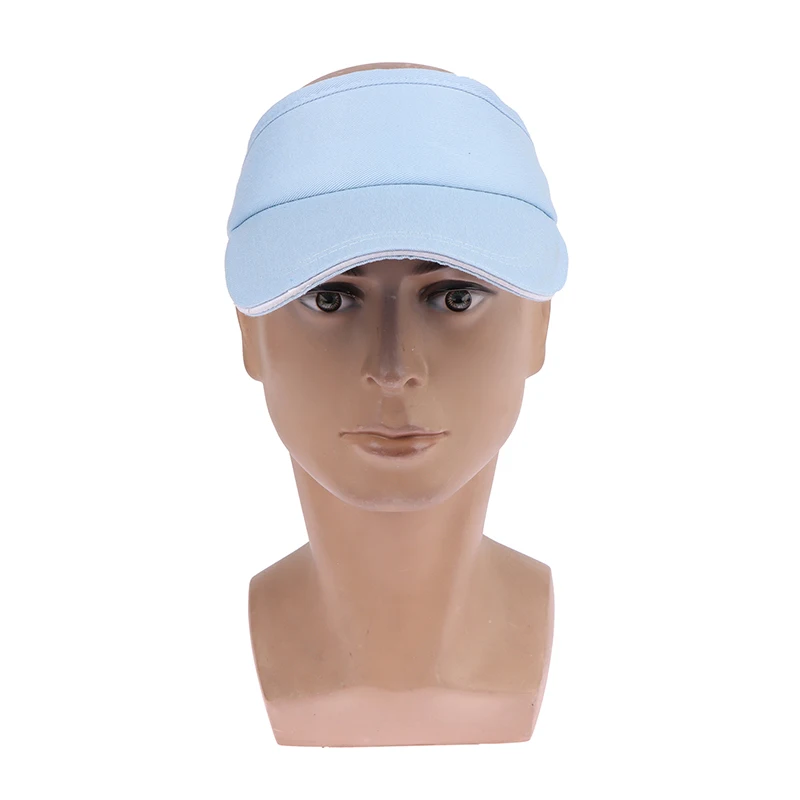 1Pc Tennis Caps Sport Headband Adjustable Visor Hat Caps For Men Women Empty Top Tennis Beach Hat Summer Outdoor Sports