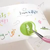 Grid Letter Text Washi Graffiti Tape Adhesive Tape DIY Scrapbooking Sticker Label Masking Diary Junk Journal Handwork Decorate 4