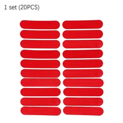 Reflective Night Safety Warning Stickers (Red)