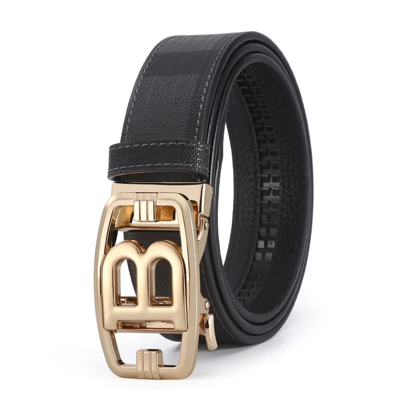 Designer B Brand Leather Belt, Mens Belts Luxury Letter Belt