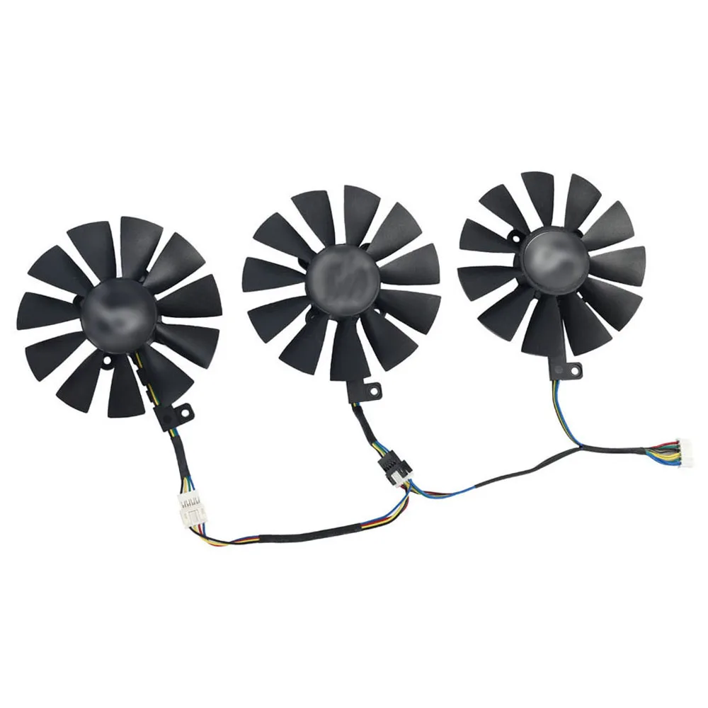 Substituição da Placa de Vídeo Refrigerador para Asus Strix T129215su 6pin Gtx1060 oc 1080 1070 1080ti rx 480 87 mm - Imagem 4
