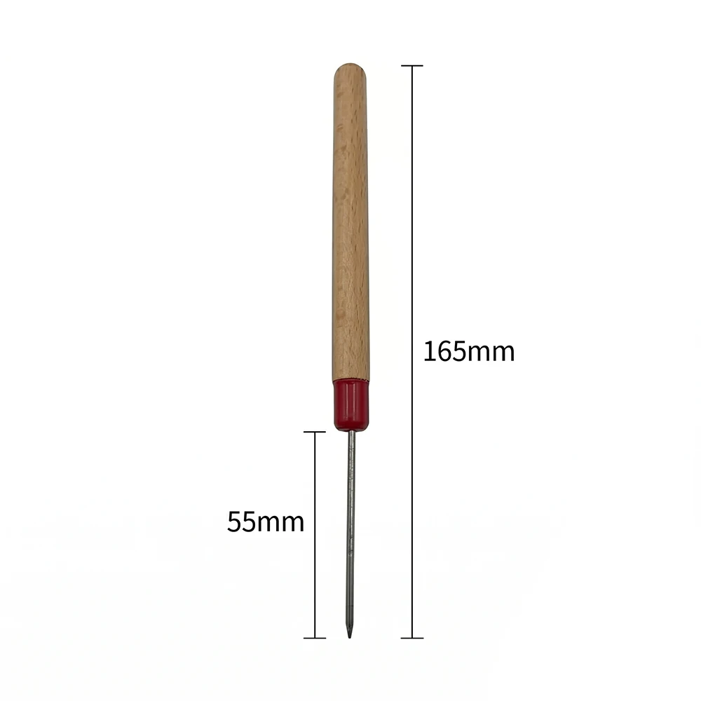 1 Piece Wooden Handle Soldering Pick with Titanium Tip Professional Welding Needle Goldsmithing Jewelry Making Tool