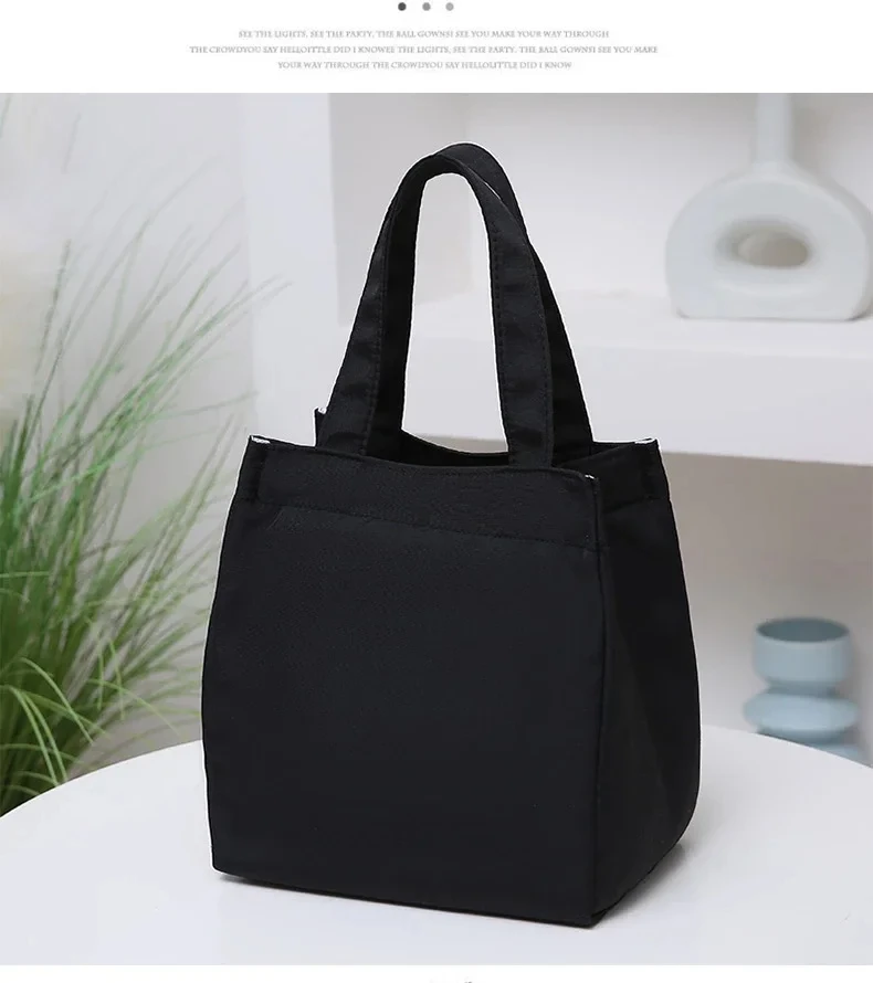 Lunchtasche mit hoher Kapazität und isolierter Thermo-Kühlbox aus Aluminiumfolie, Lunchbox, Tragetasche, Picknick-Reisetasche, Handtaschen aus Oxford-Stoff – Detail 10
