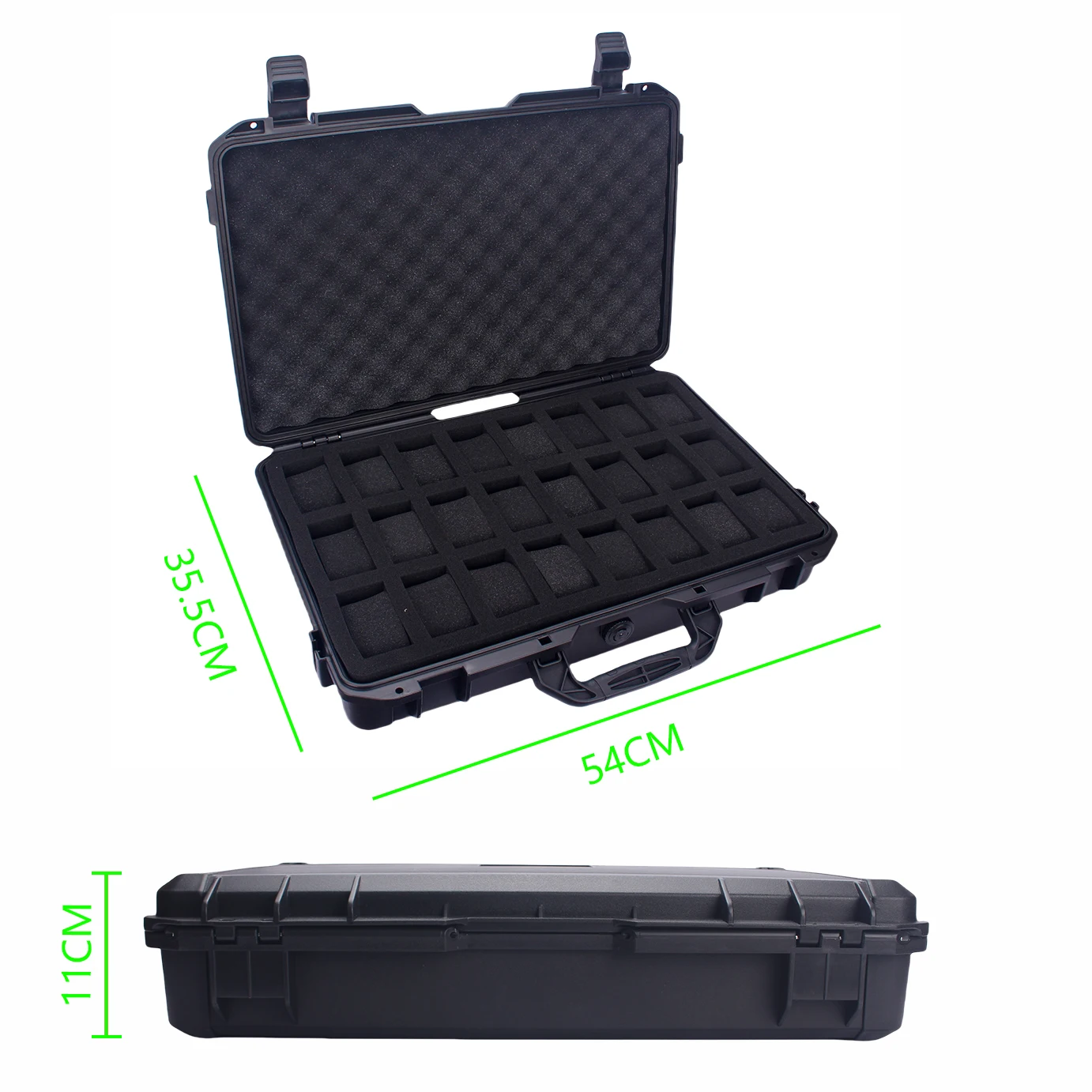 24-Slot Portable Plastic Watch Case – Waterproof and Durable Storage Box for Watches, J... - SKU WSC01119 - UGI Packaging