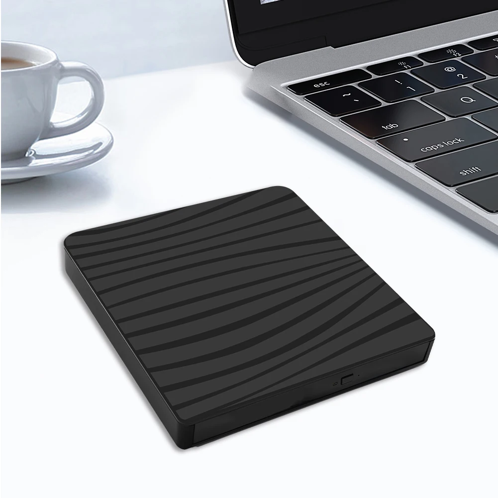노트북 데스크탑 PC용 휴대용 CD DVD 버너, 플러그 앤 플레이 CD 리더, 리라이터, USB 3.0 C 타입