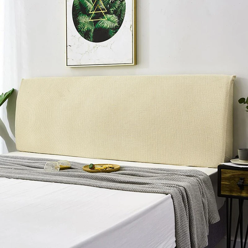 Solid Thicken Bed Head Cover Elastic All-inclusive Headboard Cover Bed Head Back Protection Universal Backrest Dust