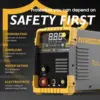 135A Gasless Flux Core MIG Welder 110V MIG Welder Flux MIG/Lift TIG/Stick 3 in 1 Welding Machine IGBT DC Inverter LCD Display 6