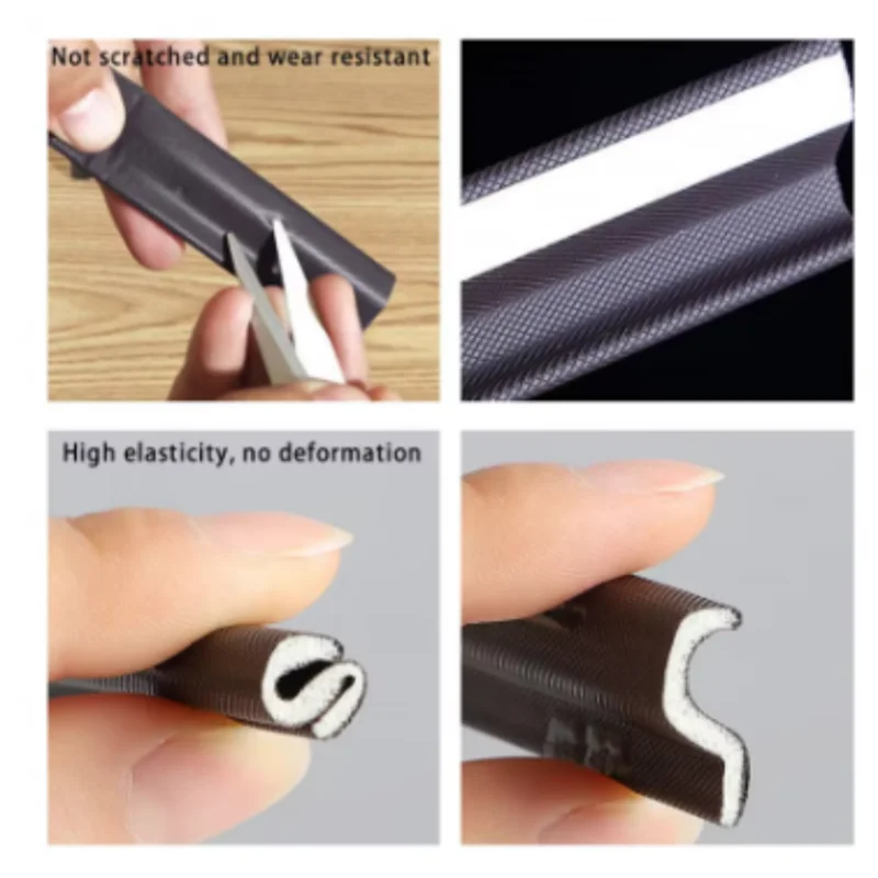 Self-Adhesive Foam Sealing Strips for Doors - Windbreak and Soundproof Gap Filler Tape