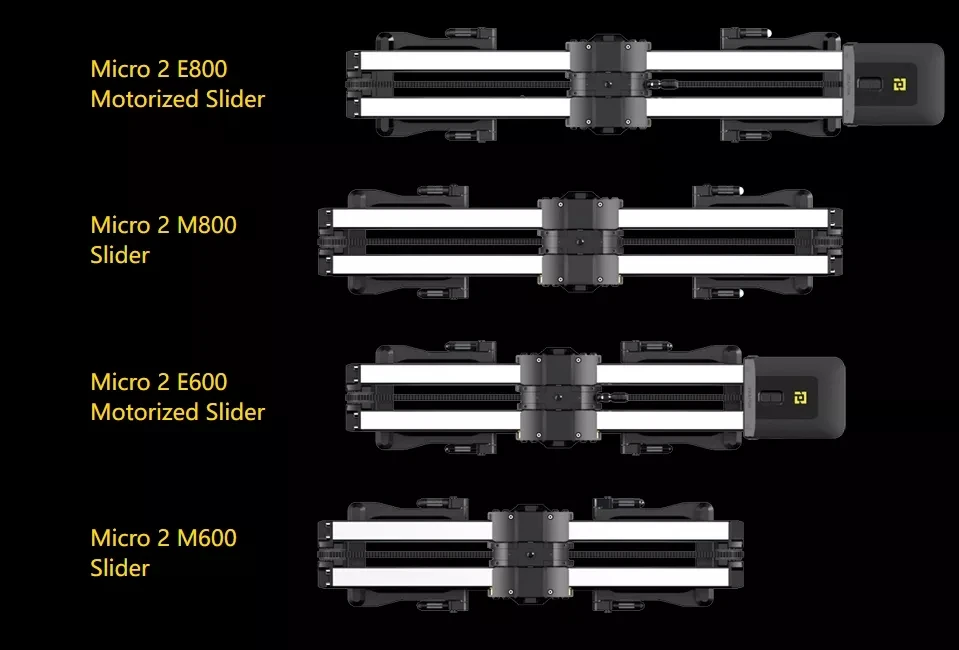 ZEAPON Micro 2 E600 E800 M600 M800 Motorized Slider DSLR Camera Video Double Distance Portable Motor Macro Track Slider