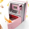 Electronic ATM Piggy Bank, Password Cash Self Rolling Bill, Cash Saving Box, Piggy Bank Large Size for Kids Adults 4