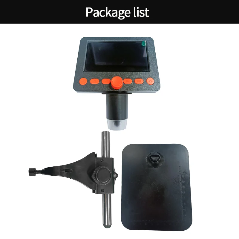 LCD Digital Microscope 4.3 Inch 1080P 1-1000X Magnification Zoom Stereo Microscope Camera with 8 LED Lights for Error Coins 6
