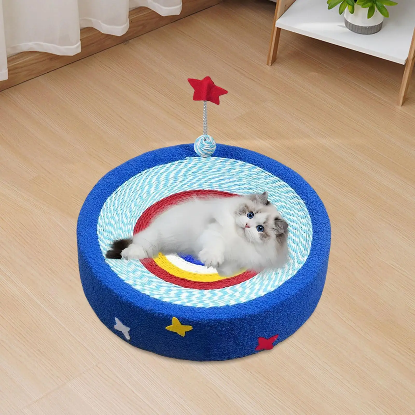 Cat Scratching Board, Furniture Protector in Starry Sky Design for House Cats,