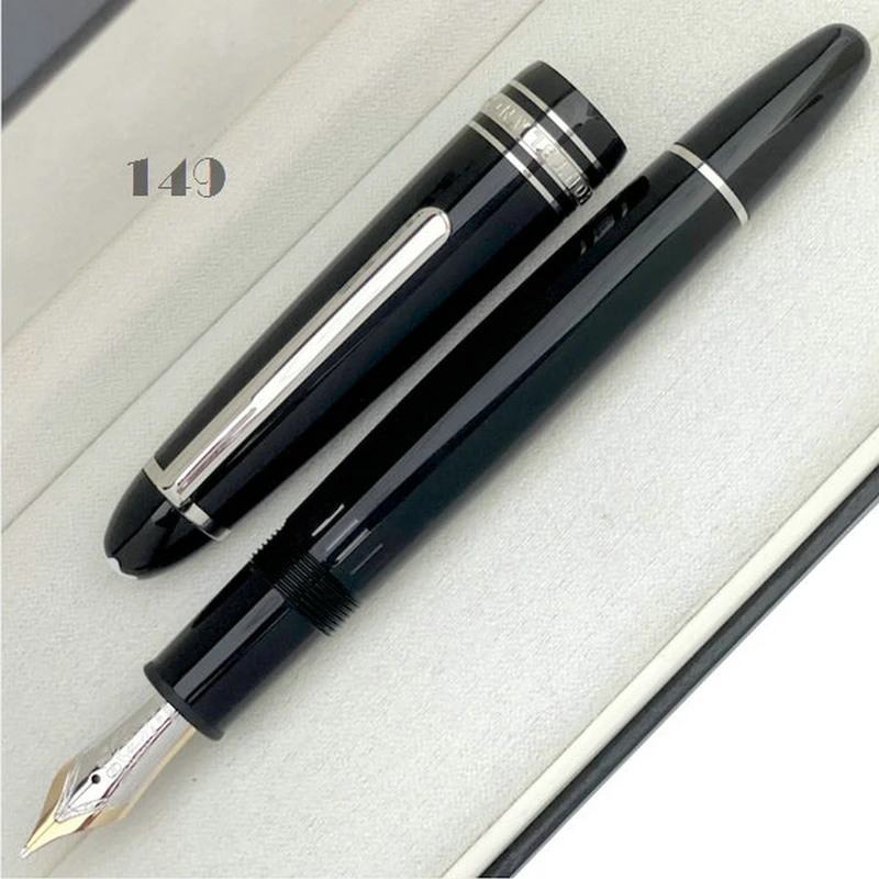 Penna A Sfera In Resina Di Lusso Mb 163/145/149 Di Alta Qualità Penna Blance Con Fontana A Sfera Con Roller Bloccata Per La Scrittura Del Regalo