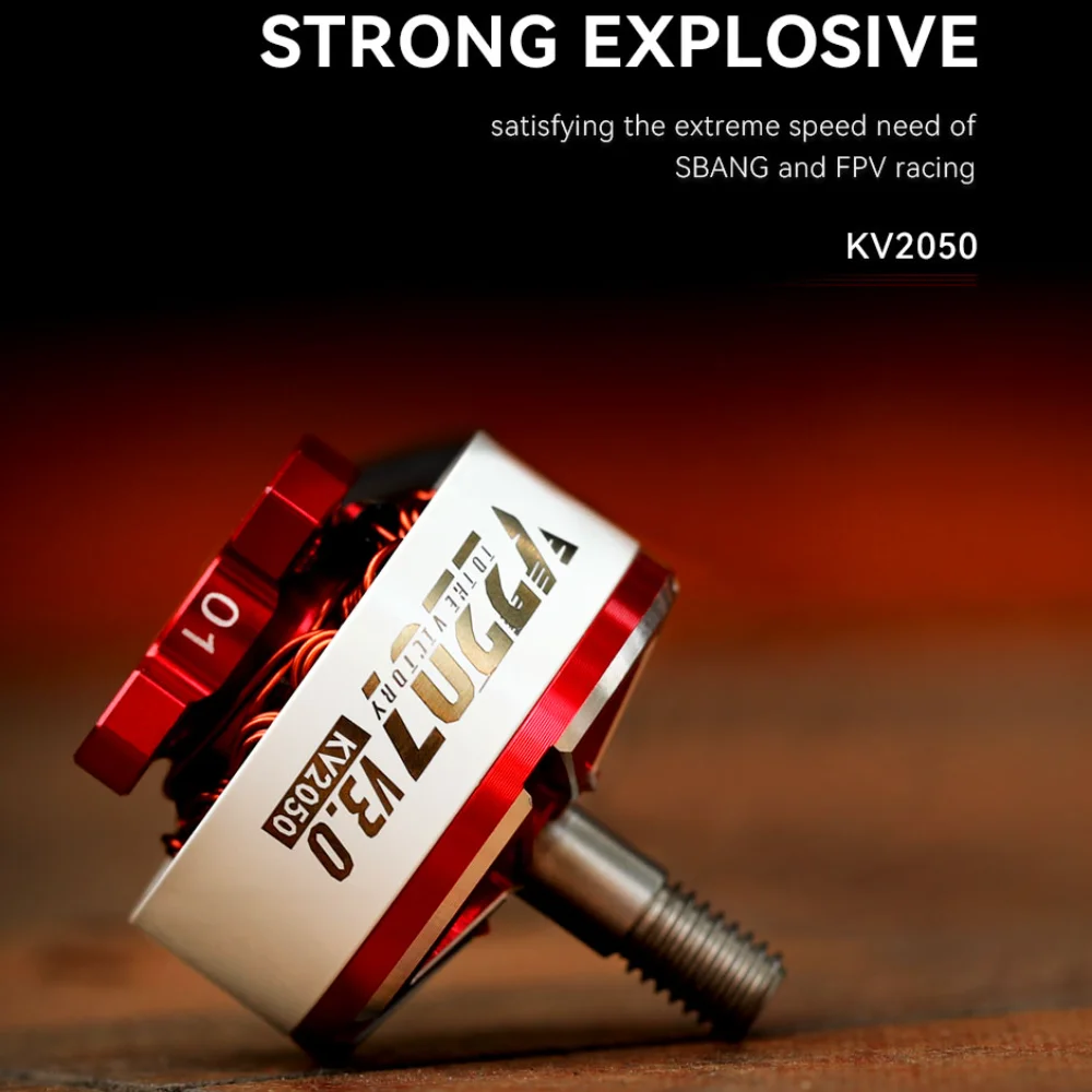 Ensemble de cinq micro moteurs brushless de différentes couleurs pour drone ou avion RC.