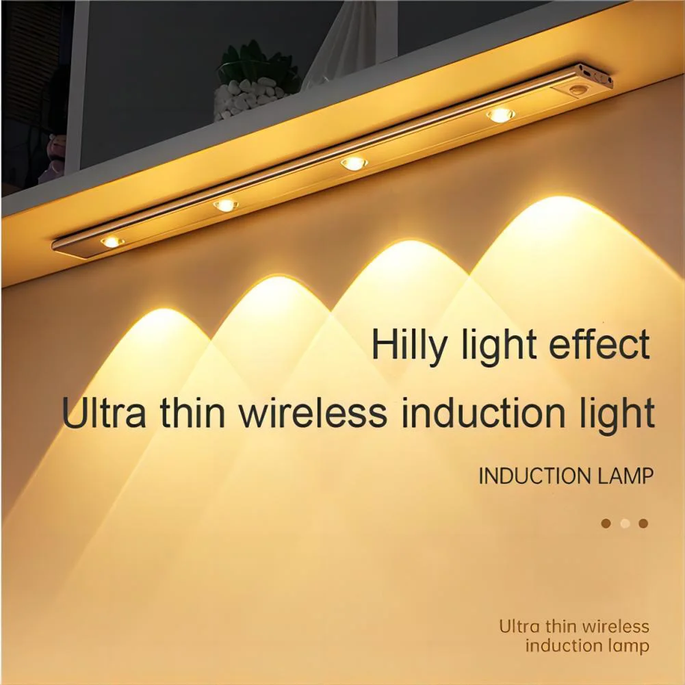 

Under Cabinet Lights Led Light Strip With 3 Induction Modes 3 Lighting Modes Strong Magnetic Attraction Design Cabinet Lighting