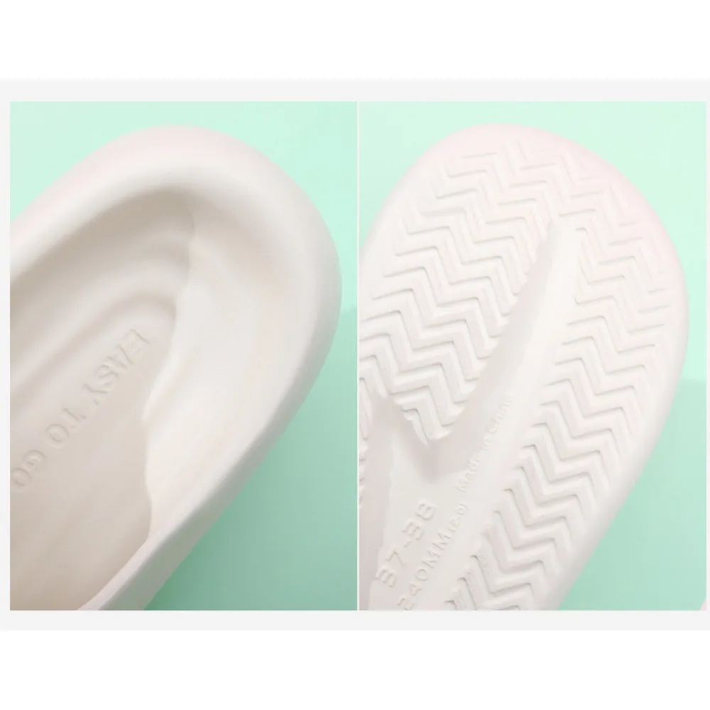 Thick Bottom Wedge Heel Slippers For Women Height Increase Non Slip Lightweight Flip Flops No Smell Feet Wear Resistant Slippers_voghion.com