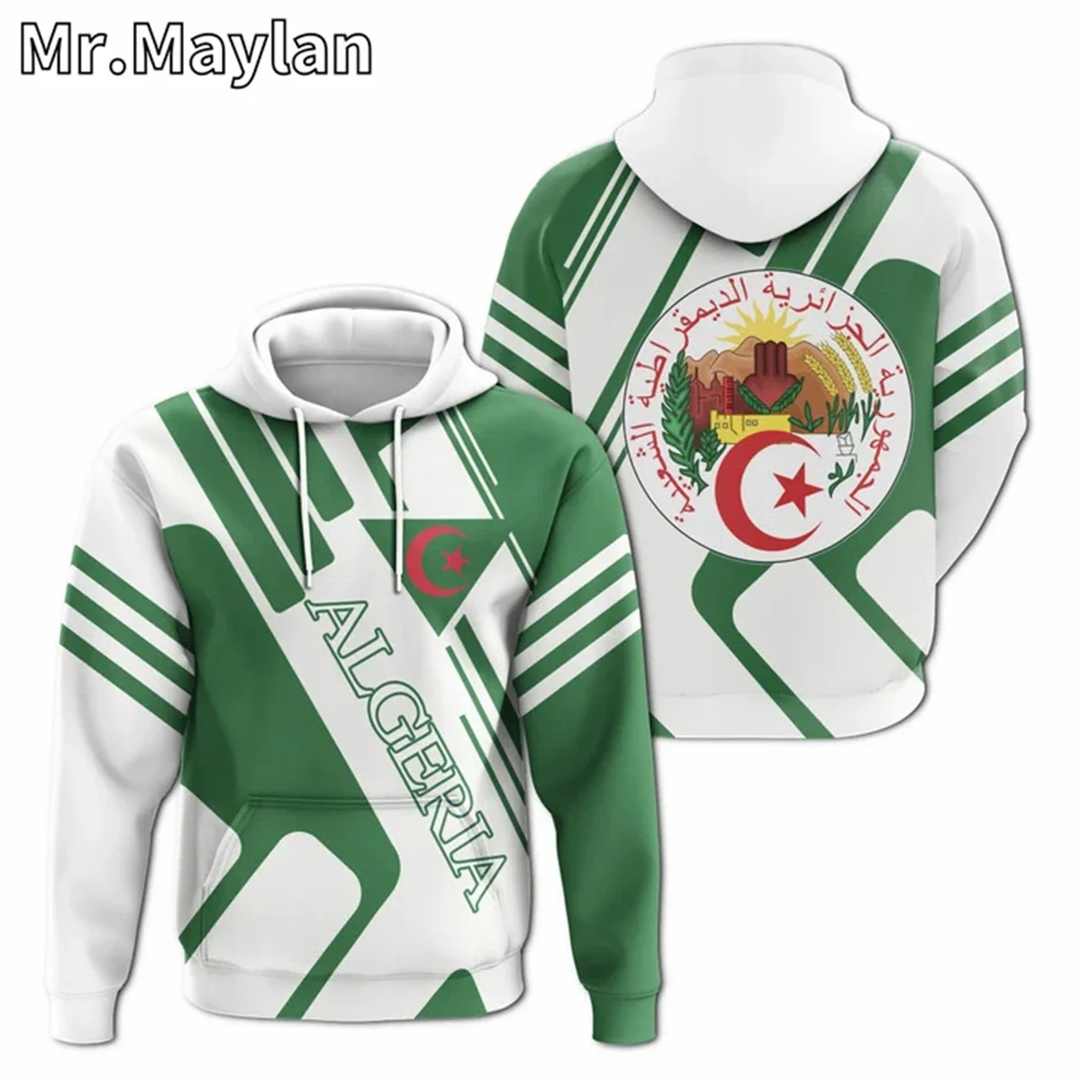 

Africa Country ALGERIA FLAG 3D Full Printed Unisex Hoodie Men/Women Streetwear Zip Pullover Casual Jacket Tracksuits A-60