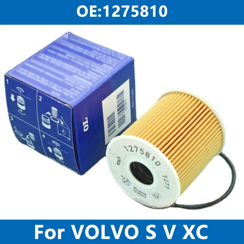 

Car Oil Filter Kit 1275810 For VOLVO 1995-2010 V40 V70 S40 S60 S70 S80 II XC70 XC90 C70 AWD T4 T5 T6 1.6 1.8 2.0 2.4 2.5 Engine