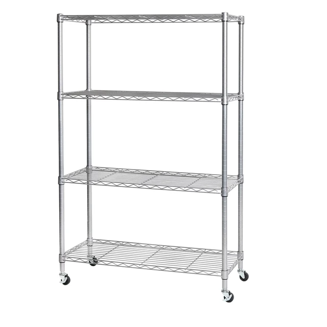 Seville Classics Heavy Duty 5-Level Steel Wire Shelving System