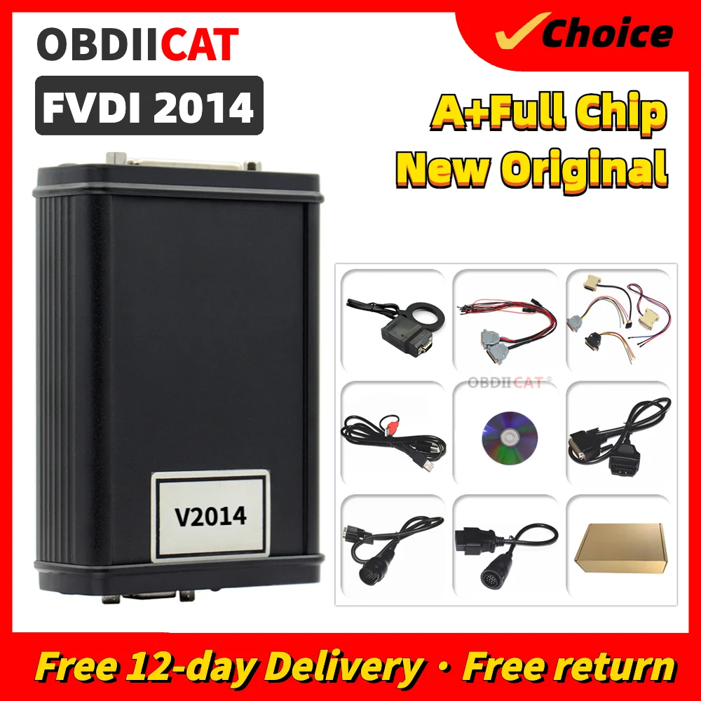 

High Quality FVDI 2014 ABRITES Full Commander OBD2 Auto Diagnostic Scanner Key Programmer Unlimited With 18 Software