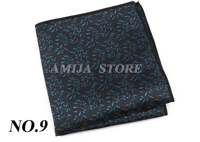 High Grade Handkerchief Man Jacquard Water Ripples Constellation Paisley Christmas's Day Party Pocket Square Handkerchiefs Suit