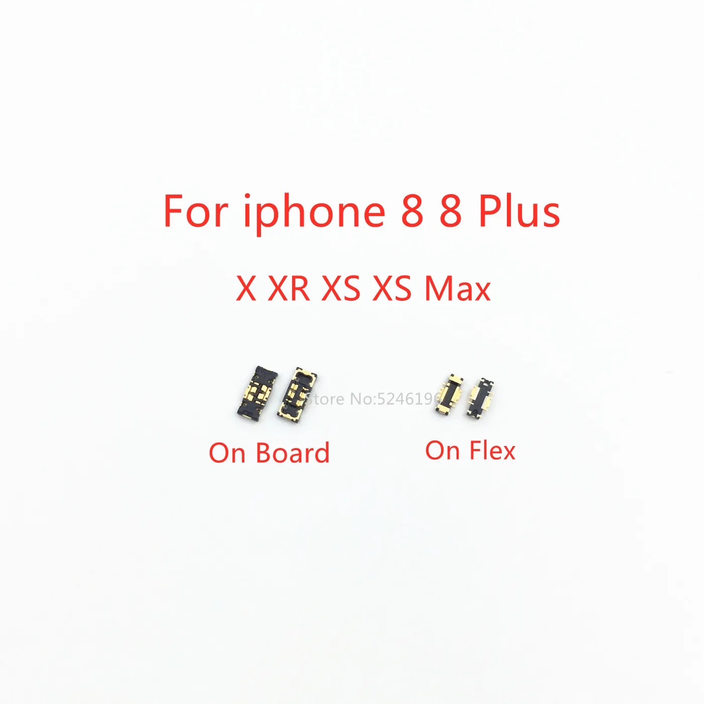 5-10 Pz Fpc Batteria Flex Clip Connettore Per Iphone 8 8Plus 8Plus Iphone X Iphone Xr Xs Iphone Xs Max Plug On Board