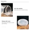 5pcs Pack 100ML/200ML Wishing Bottle Honey Yogurt Pudding Glass Bottle Mini Cup Jelly Milk Baking Food Storage Container 5
