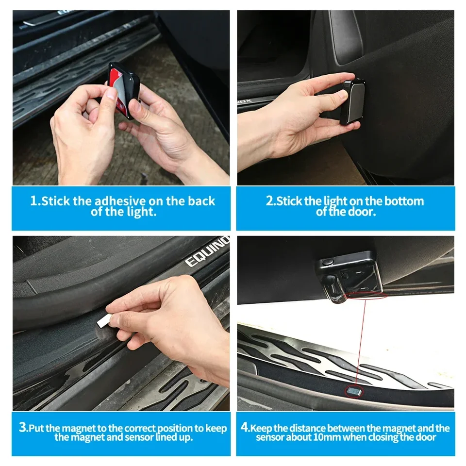 2 Luci Di Benvenuto Per Auto DS 4 2015-2018 – Lampade A Proiezione Personalizzate Con Sensore, Facili Da Installare