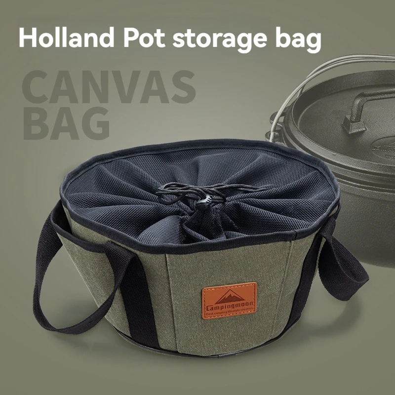 CAMPINGMOON Outdoor Camping Barbecue Cookware Storage Bag