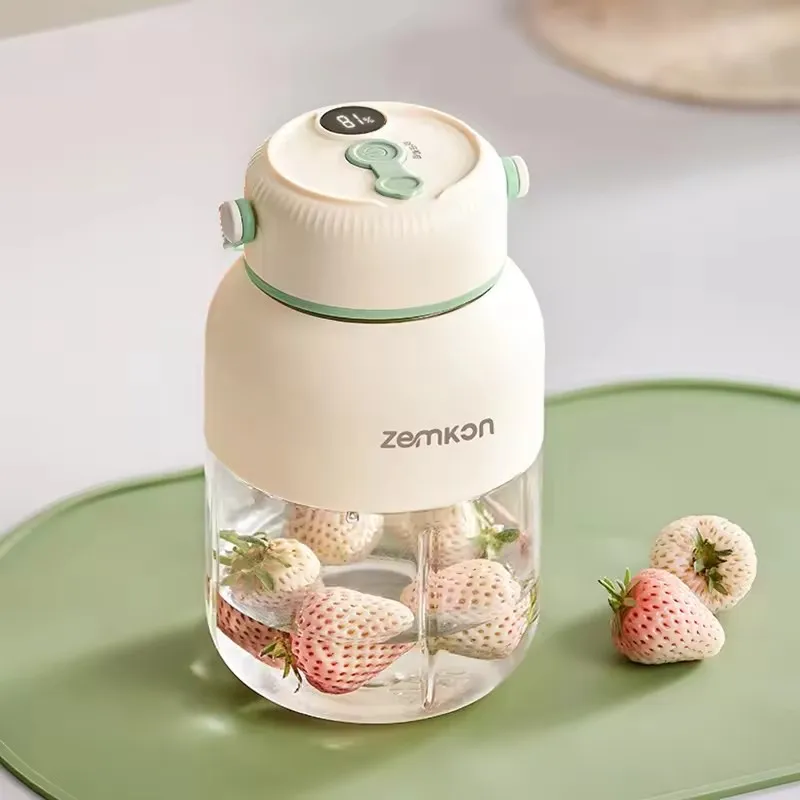 1100ML Portabl Frsh Fruit Mixr 26 Blads USB Rchargabl Multifunctional Juicr Ic Crushr Smoothi Blndr For_voghion.com