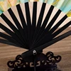 Genshin Impact Kamisato Ayaka Cosplay Fan Cloth Folding Fan Summer Durable Portable Hand Fan Cosplay Prop Gift 4