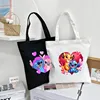 Cute Disney Lilo  Stitch Women's Tote Bag Canvas High Capacity Soft Shoulder Bag Women's Handbag Casual Comunting Shopping Bags 1