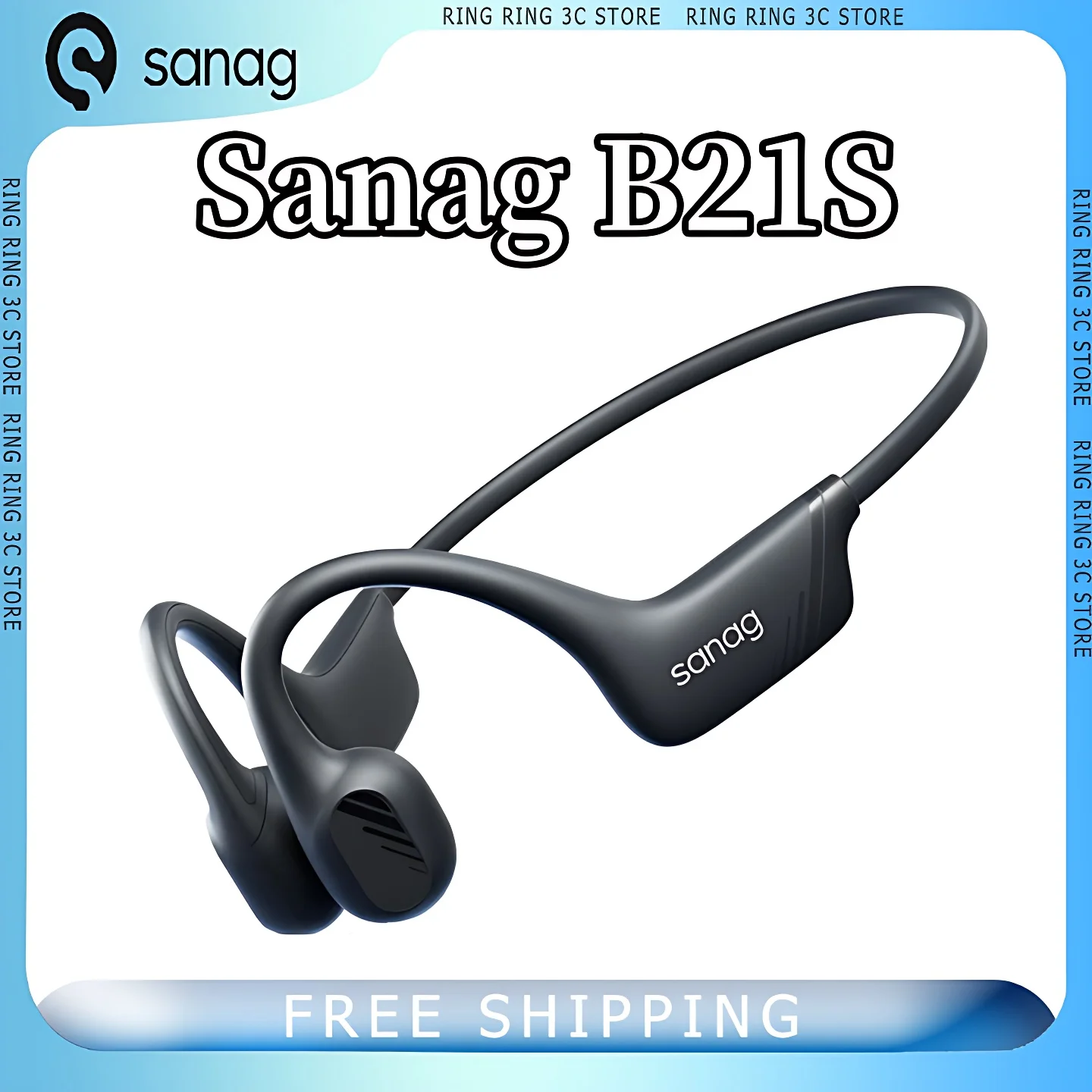 

Наушники-вкладыши Sanag B21S спортивные с поддержкой Bluetooth 5,4 и басами