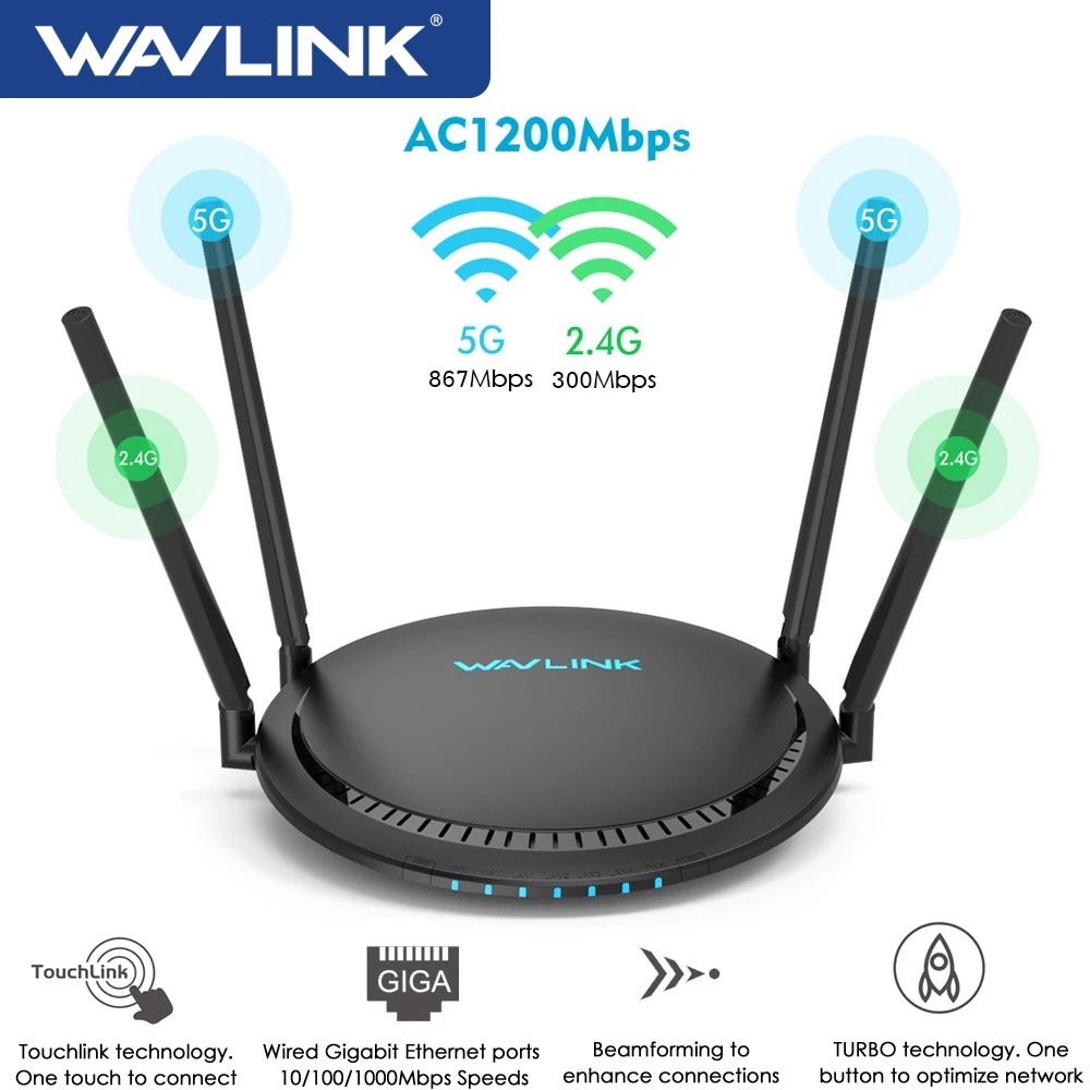 Verzakking Vuil archief Wavlink Ac1200 Wireless Router | Wavlink Ac1200 Wifi 1200mbps - 1200mbps  Smart Wifi - Aliexpress