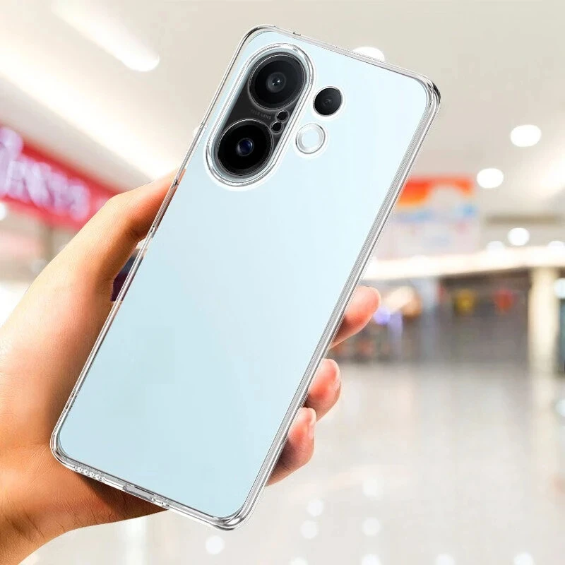Transparent TPU Silicone Phone Case - Soft Clear Protective Back Cover
