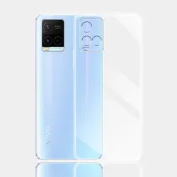 Ultra Thin Clear Silicone Back Case - Soft TPU Protective Cover for vivo X80 Lite 5G (Clear)